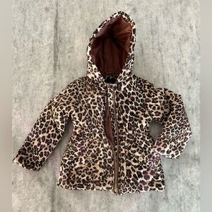 Animal Print Buffer Jacket Size 2T